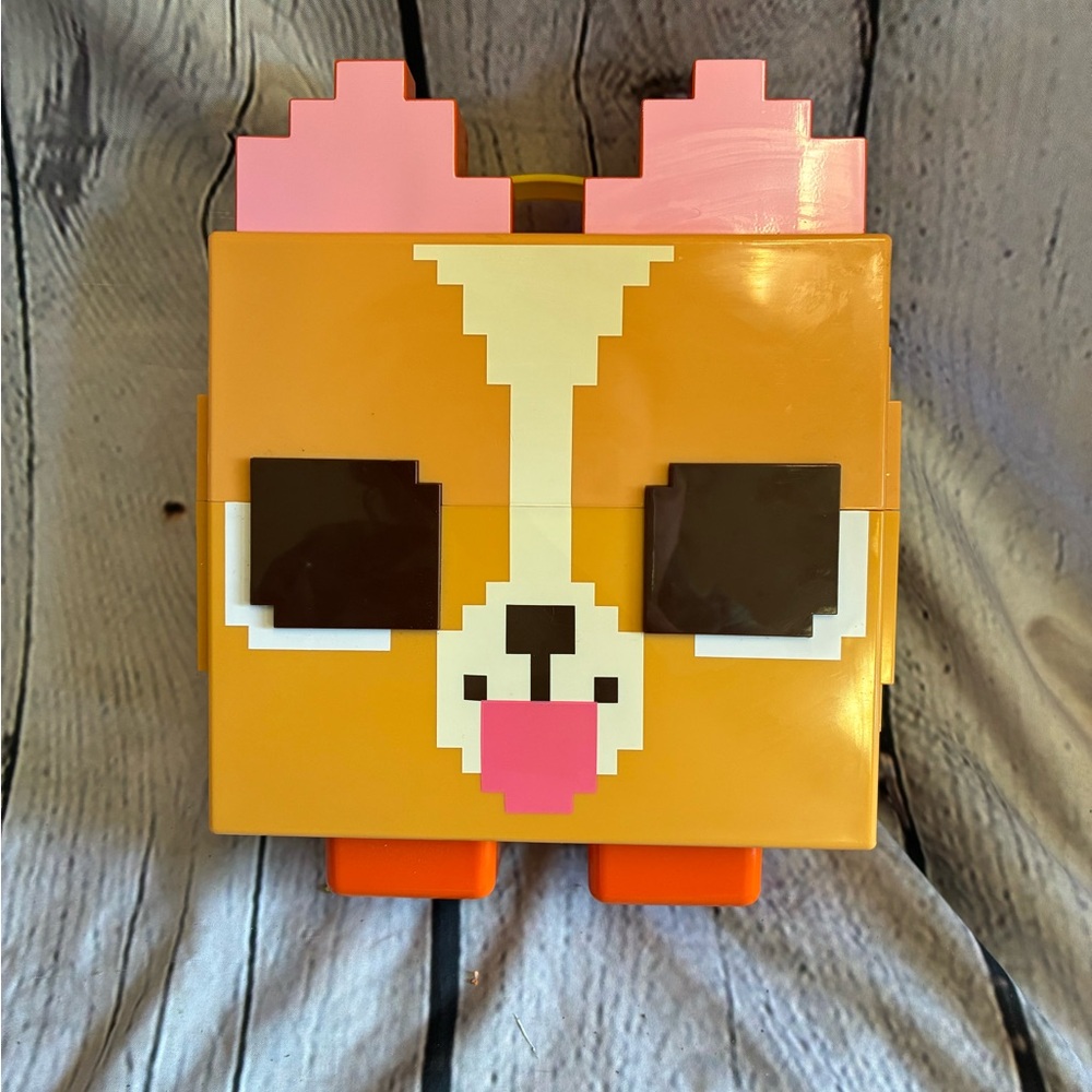 5/$20 Roblox Pet Simulator series 2‎ Pixelated Corgi Lunch Box Piggy Bank EMPTY
